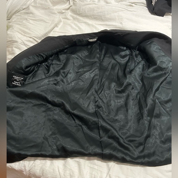 Mens Black Sports Coat Claiborne Exclusive for Macy’s Size 44R - Picture 3 of 12